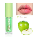 Fruit Lip Gloss Temperature Color Changing Mirror Lip Oil Plumping Moisturizing Reducing Lip Lines Waterproof Lip Balm Cosmetics