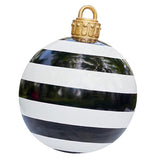 Christmas 60CM Outdoor Inflatable Ball Made PVC Giant Large Balls Tree Decorations Outdoor Toy Ball Xmas Gifts Ornaments