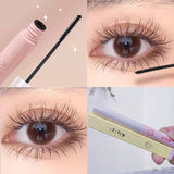 Black Mascara Ultra-fine Brush Head Thick Long Curling Lengthen Mascara Waterproof Natural Non-smudge Extension Eyelash Cosmetic