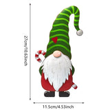 Christmas Outdoor Yard Sign Xmas Gnome Shape Garden Decorations With Stakes Home New Year Navidad Lawn Ornaments 2023 New