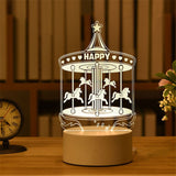 Romantic Love 3D Acrylic Led Lamp for Home Children&#39;s Night Light Table Lamp Birthday Party Decor Valentine&#39;s Day Bedside Lamp