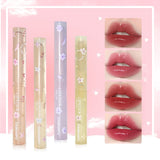 Flower Smooth Jelly Lipstick Moisturizing Long-lasting Waterproof Lip Gloss Korean Makeup Clear Watery Texture Lip Glaze