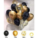 2023 Foil Balloon Happy New Year Banner Garland Merry Christmas Eve Party Decorations For Home Ornaments Gold Black