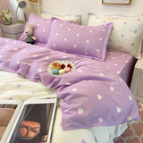 Pisoshare Bedroom Bed Sheet Feather Quilt Cover Bed Sheet Bedspread Bedding Set 150 X200 220 X 240 Flower King Luxury 160X200