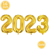 2023 Foil Balloon Happy New Year Banner Garland Merry Christmas Eve Party Decorations For Home Ornaments Gold Black