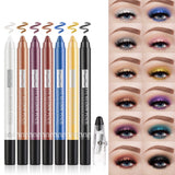 1PC Waterproof Pearlescent Silkworm Eyeshadow Pen Long Lasting Not Blooming Shiny High Gloss Lying Pen Eye Shadow Stick Makeup