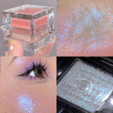 Waterproof Diamond Highlighter Blush Palette Natural Blush Peach Pink Red Rouge Cheek Lasting Nude Makeup Cosmetic Face Makeup