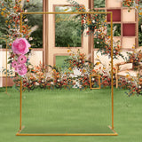 Hot Sale Wedding Arch Square Iron Balloon Frame Metal Wrought Flower Stand Rack Birthday Party Decoration Supplies