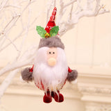 New Year Cute Santa Claus Snowman Dolls Christmas Tree Decoration for Home Xmas Elf Navidad Kids Gift Merry Christmas Decor