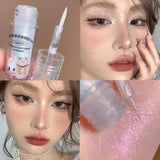 Diamond Shimmer Liquid Eyeshadow Cute Bear Sequin Glitter Chameleon Eye Shadow Shiny Metallic Eyeliner Pen Eye Makeup Cosmetics
