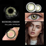 Natural GREEN Color Contact Lenses for Eyes Soft Colored Lenses GREEN Contact Lens Beauty Makeup Beautiful Pupil Contacts