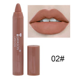 12 Colors Sexy Matte Lipstick Waterproof Long Lasting Color Rendering Non-stick Velvet Lips Liner Pencil Woman Makeup Cosmetics