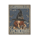 Retro Halloween Posters In A World Full Of Princess Be A Witch Canvas Painting Vintage Wall Pictures For Living Room Home Decor