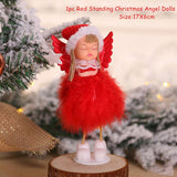 Navidad Xmas Tree Pendant Ornaments 2023 New Year Gifts Christmas Angel Dolls Christmas Decoration for Home Natal Noel Deco