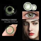 Natural GREEN Color Contact Lenses for Eyes Soft Colored Lenses GREEN Contact Lens Beauty Makeup Beautiful Pupil Contacts