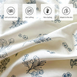 100% Cotton Small Crushed Flowers Bedding Set,Duvet Cover 240x220,1 Duvet Cover,2 Pillowcase,No Bed Sheet 133x72 Fabric
