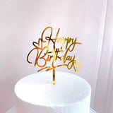 Happy Birthday Cake Topper Acrylic Letter Cake Toppers Party Supplies Happy Birthday Black Cake Decorations Boy 33 Designs