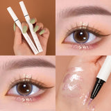 Shimmer Highlighter Pencil Smooth Long Lasting Waterproof Diamond Champagne Gold Pink Brighten Eye Shadow  Pen