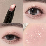 Shimmering Glitter Highlighter Lying Silkworm Pen Pearlescent Diamond Eye Shadow Stick Waterproof Long Lasting Eyeliner Makeup