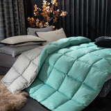 Pisoshare Winter Duvet Cover Goose Down Duck Quilt 3D Bread Duvet Hotel Comforter Full Size All Season Warm Comfortable Cotton