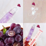 Fresh Fruit Roll-On Lip Balm Lip Primer Moisturizing Transparent Lip Oil Long Lasting Lip Gloss Lip Tint Lip Balm Care Primer