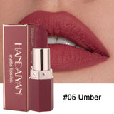 Nude Matte Lipsticks 6 Colors Waterproof Long Lasting Lip Stick Not Fading Sexy Nude Red Pink Velvet Lipsticks Makeup Cosmetic