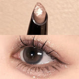 Shimmering Glitter Highlighter Lying Silkworm Pen Pearlescent Diamond Eye Shadow Stick Waterproof Long Lasting Eyeliner Makeup