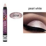 1PC Waterproof Pearlescent Silkworm Eyeshadow Pen Long Lasting Not Blooming Shiny High Gloss Lying Pen Eye Shadow Stick Makeup