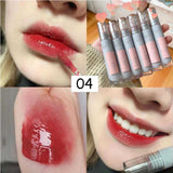 Pink Clear Mirror Water Lip Gloss Lip Glaze Transparent  Waterproof Glossy Liquid Lipstick Red Lip Tint Makeup Korean