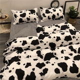 Pisoshare European Ins Floral Brushed Home Bedding Set Simple Soft Duvet Cover Set With Sheet Comforter Covers Pillowcases Bed Linen