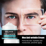 Hyaluronic Acid Face Cream Men Lift Anti-Wrinkle Firming Shrink Pores Day Cream Moisturizing Whitening Cream For Men Skin Care