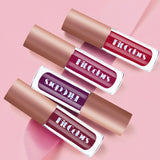 4 Color/set  Metallic Fine Glitter Matte Liquid Lipstick Waterproof Shimmer Lip Gloss Satin Metallic Color Lasting Makeup Beauty