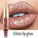 Matte Glitter Liquid Lipsticks Diamond Shiny Lip Gloss Waterproof Long Lasting Pearl Lipgloss Women Lip Tint Makeup Maquillaje