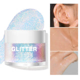 Glitter Diamond Highlighter Gel Liquid Eye Shadow Face Body Multi-purpose Nail Art Hair Sequins Shiny Shadow Contour Cosmetics