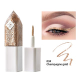 5 Colors Eye Shadow Pearlescent Diamond Eye Shadow Liquid Sequins Smooth Shiny Eye Liners Liquid Glitter Eyeliner Cosmetics