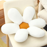Pisoshare Nordic White 6 Petal Daisy Flower Pillow Room Bedside Sunflower Shape Cushion Girly Sweet Heart Cat Chair Seat Tulip Cushion