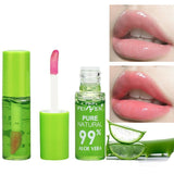 1PC Color Changing Lip Balm Aloe Vera Essence Lipstick Lipgloss Long Lasting Moisturizing Waterproof Temperature Change Lip Balm